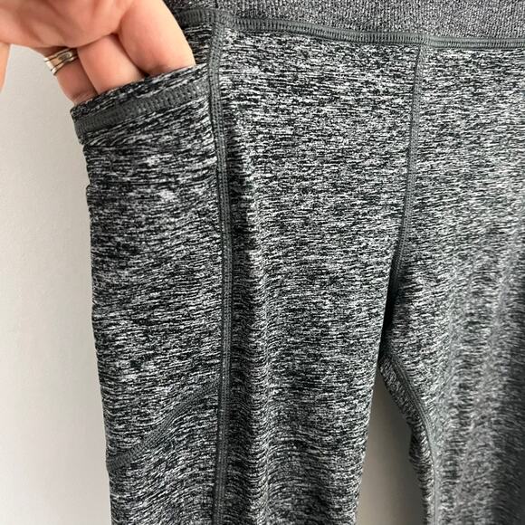 Athleta Exhale Heel Tight Gray Women Size Medium - Picture 7 of 9